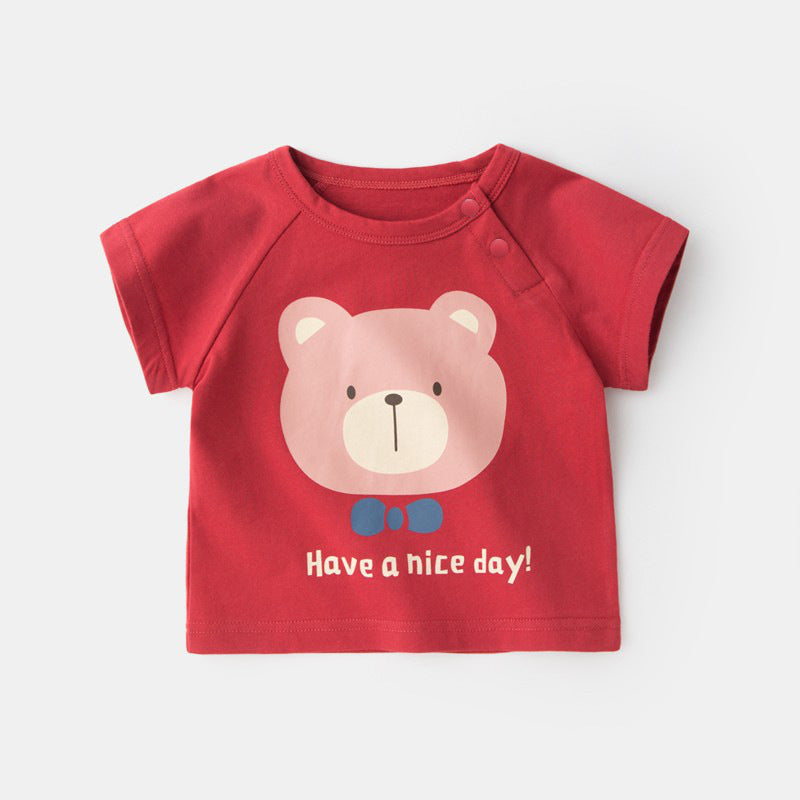 Children's Collection Summer Casual Short Sleeve Tops Children's T-shirt