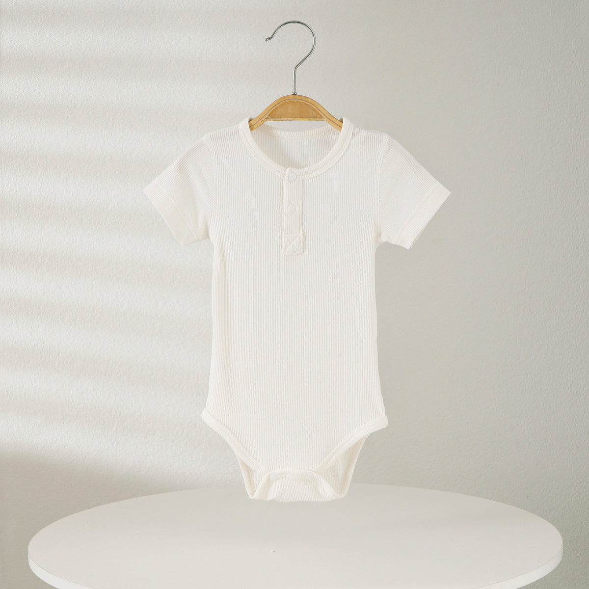 Infant Summer Short Sleeve Modal Infants Clothes Born Triangle Jumpsuit, Climbing Suit