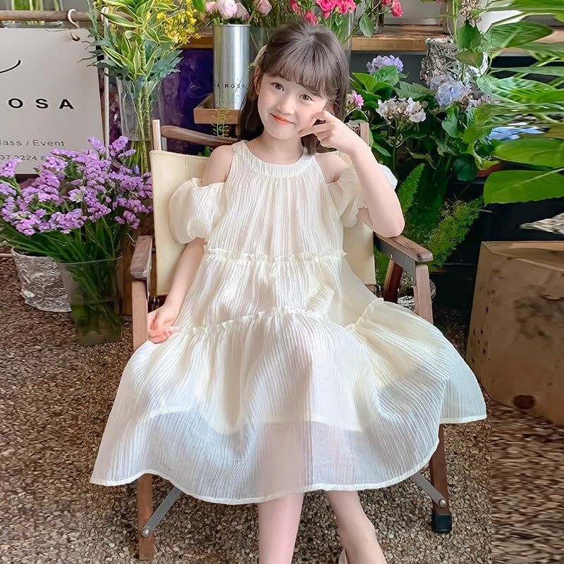 Children's Summer Skirt Beach Little Chiffon Princess Children's Dress