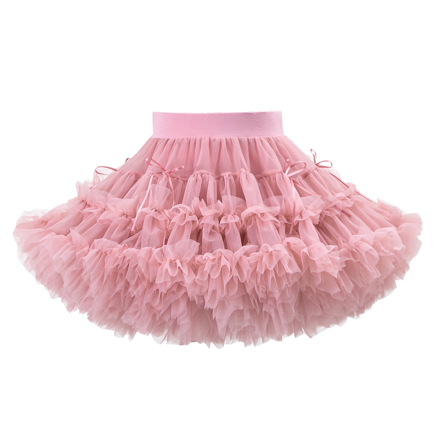 Children's Leaf Bowknot Pettiskirt Miniskirt Years Old Cake Children's Dress