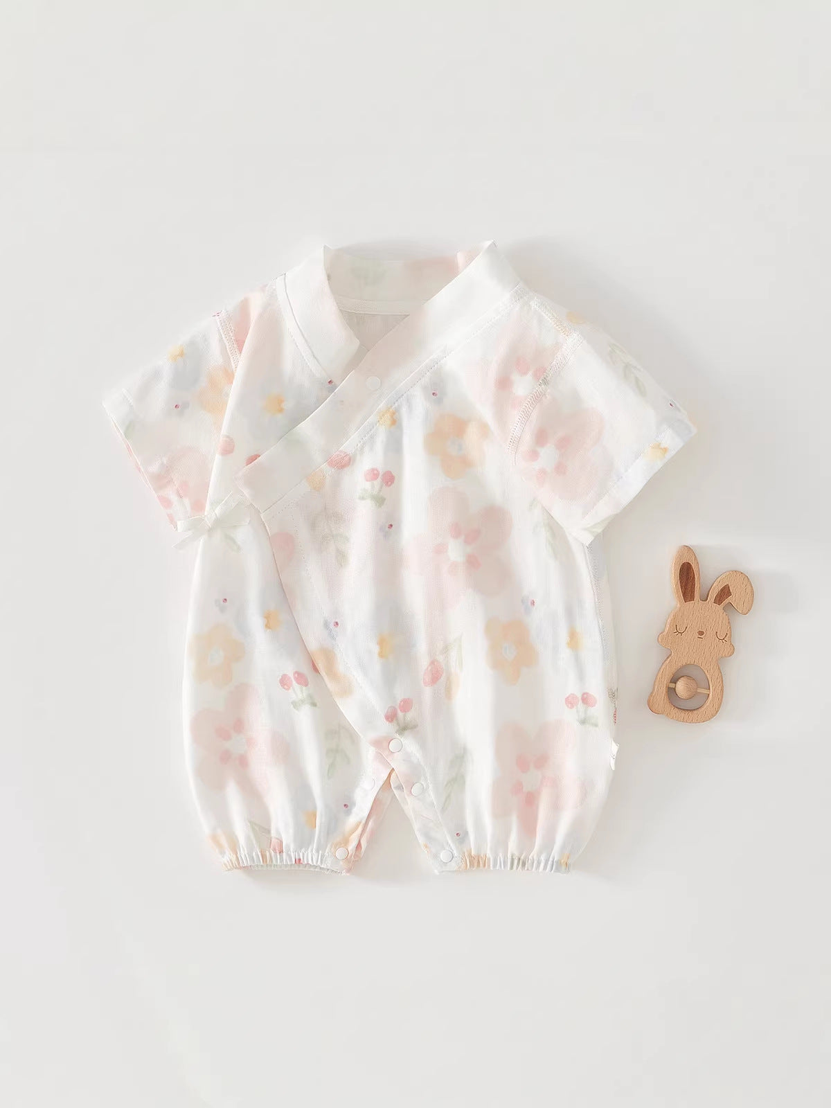Short Sleeve Gown Born Bamboo Fiber Jumpsuit, Climbing Suit