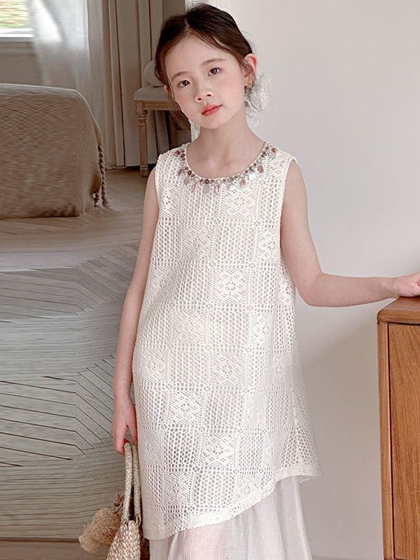 Children's Summer Fashionable Bohemian Sleeveless Vest Princess Children's Dress
