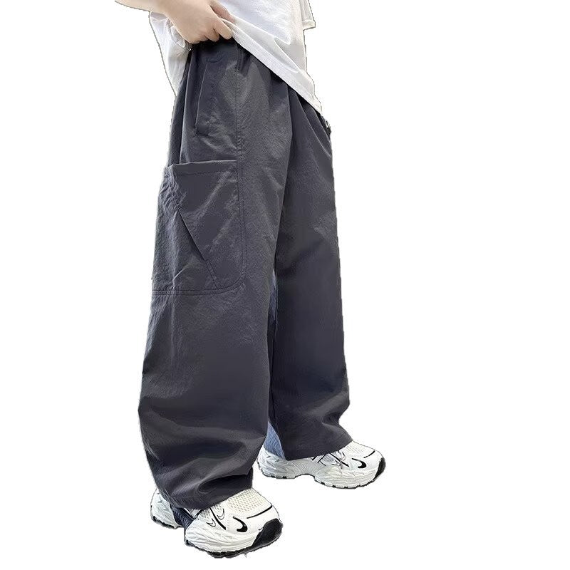 Children's Clothing Boy Summer Anti Mosquito Middle Big Boys Thin Children's Pants