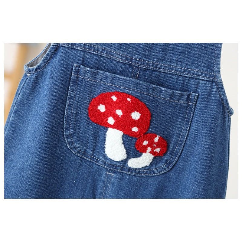 Children's Clothing Suspender Korean Style Western Cute One-piece Children's Pants