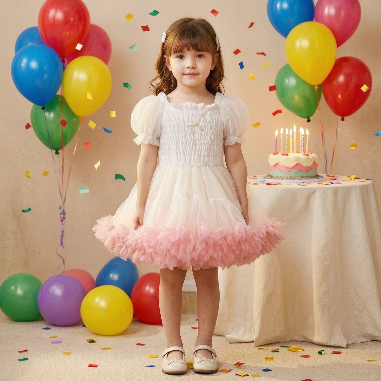 Leaf Summer Pettiskirt Skirt Halloween Princess Children's Dress