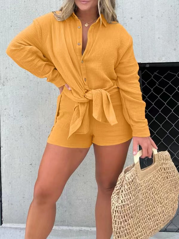 Classic Classy Popular Durable Autumn Crepe Fashion Casual Suit