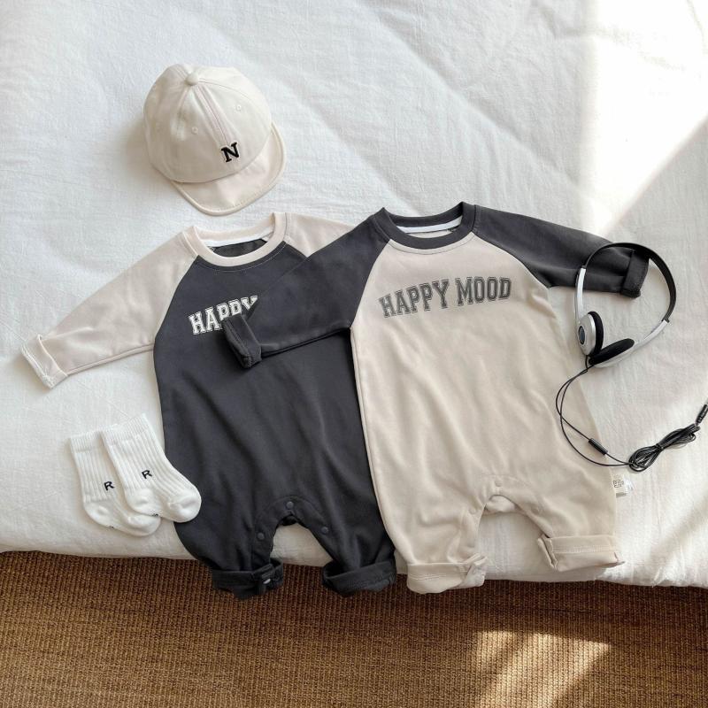 Raglan Sleeve Jumpsuit Autumn Born Clothes Rompers Outwear Jumpsuit, Climbing Suit