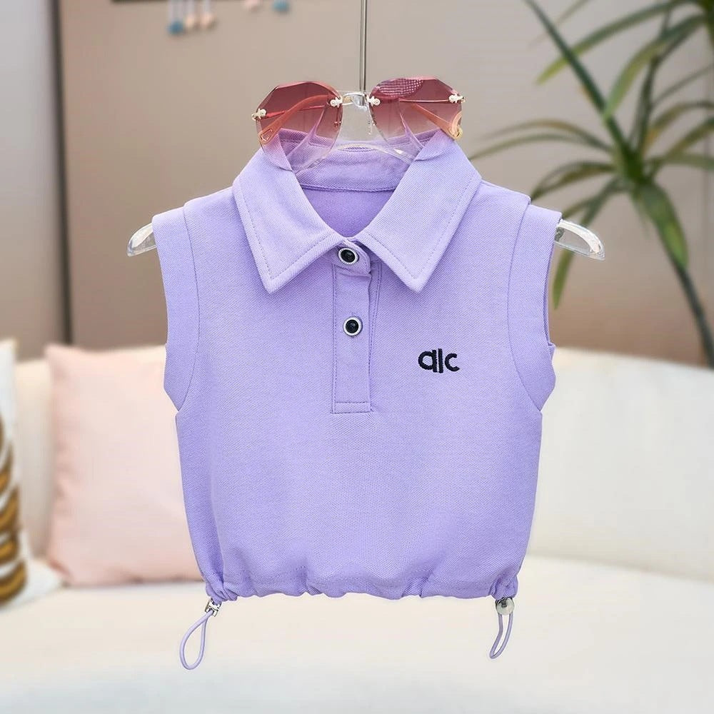 Children's Fashionable Stylish Sweet Cool Korean Style Thin Casual Children's Suit