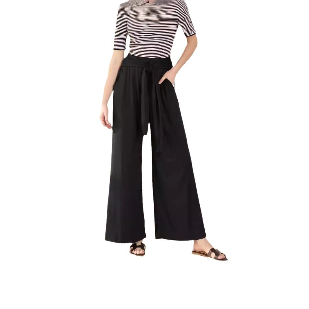Women's Wear Solid Color Draping Soft Comfortable Casual Pants