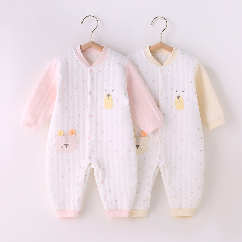 Pure Cotton Boneless Keep Rompers Pajamas Born Jumpsuit, Climbing Suit