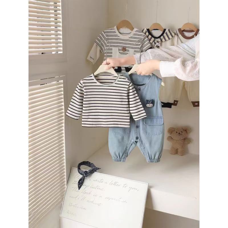 Pants Spring Split Cute Fashionable Infant Going Out Clothes Thin Jumpsuit, Climbing Suit