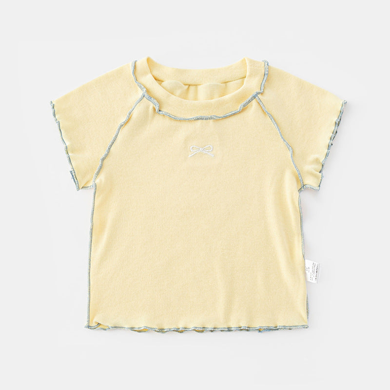 Children's Summer Short-sleeved Tops Soft Breathable Clothes Children's T-shirt