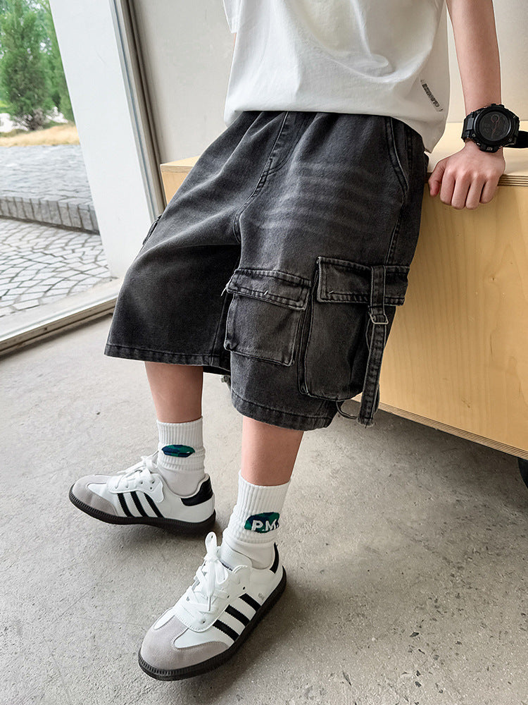 Jeans Shorts Summer The Big Fashion Children's Pants
