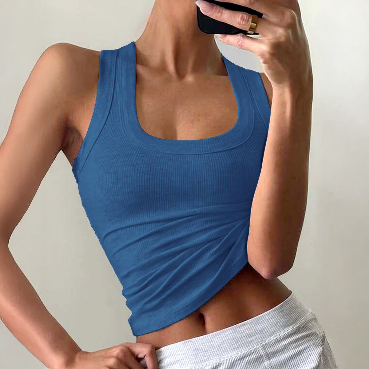 Women's Exercise Yoga Clothes Sling Summer Outerwear Small Vest/suspenders/tube Top