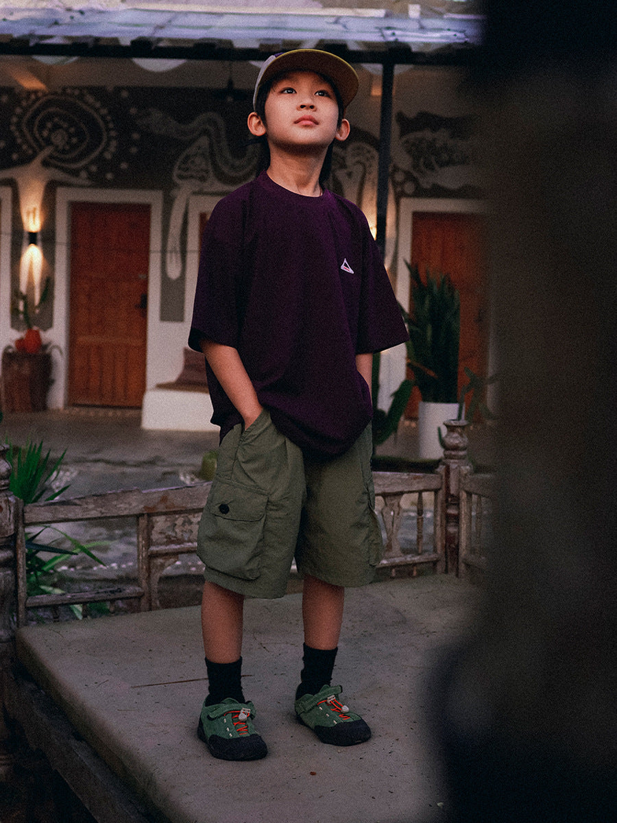 Children's Light Sports Short-sleeved Summer Soft Cotton Top Children's T-shirt