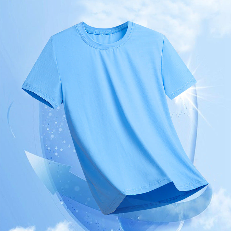 Children's Short Sleeve Summer Medium Large Boys Gym Children's T-shirt