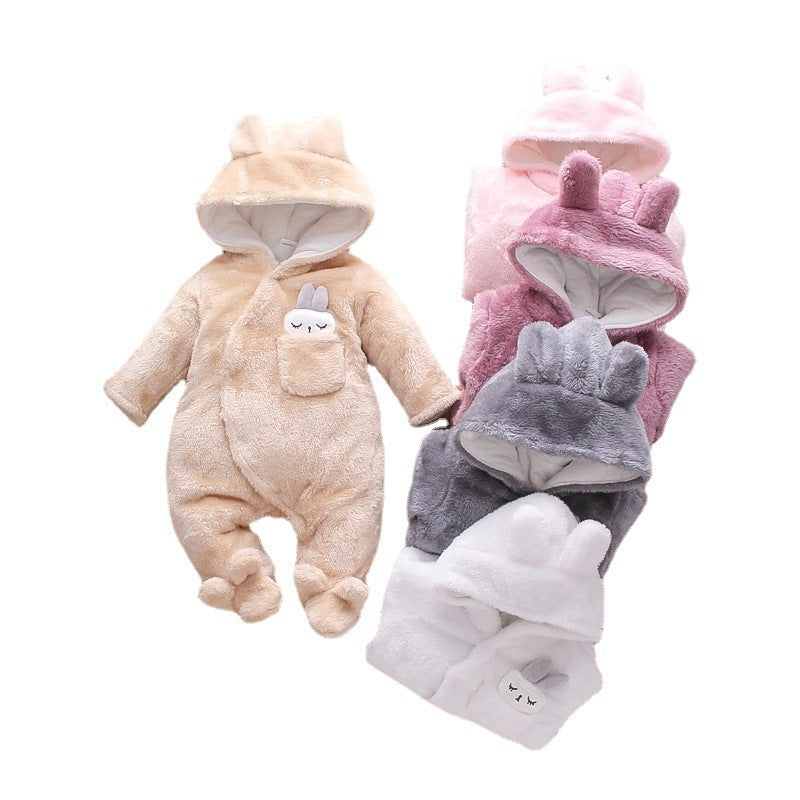 Cotton Long-sleeved Bottoming Romper Toddler Rompers Jumpsuit, Climbing Suit