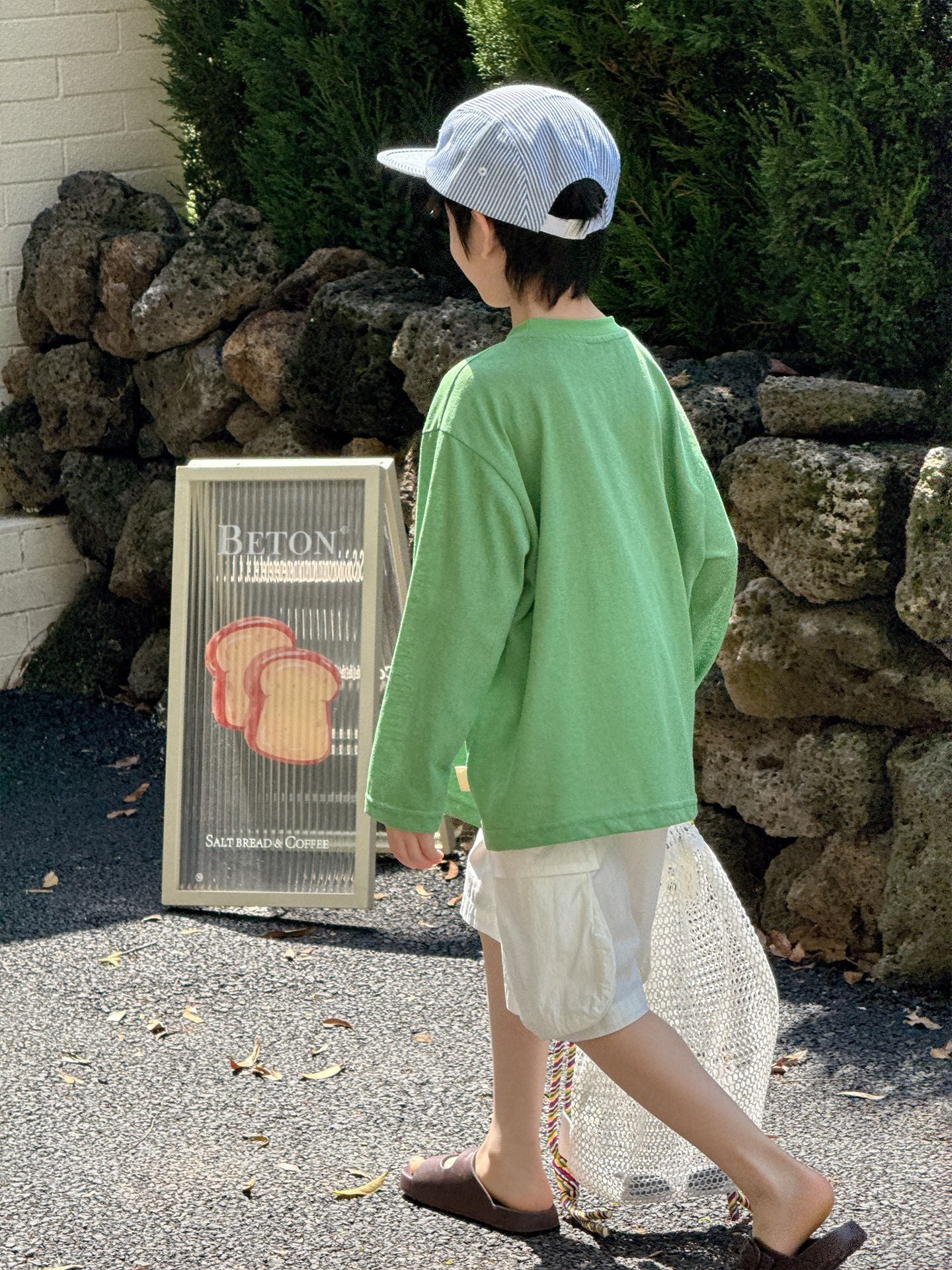 Children's Long Sleeve Summer Dress Boys Fashion Letter Print Children's T-shirt