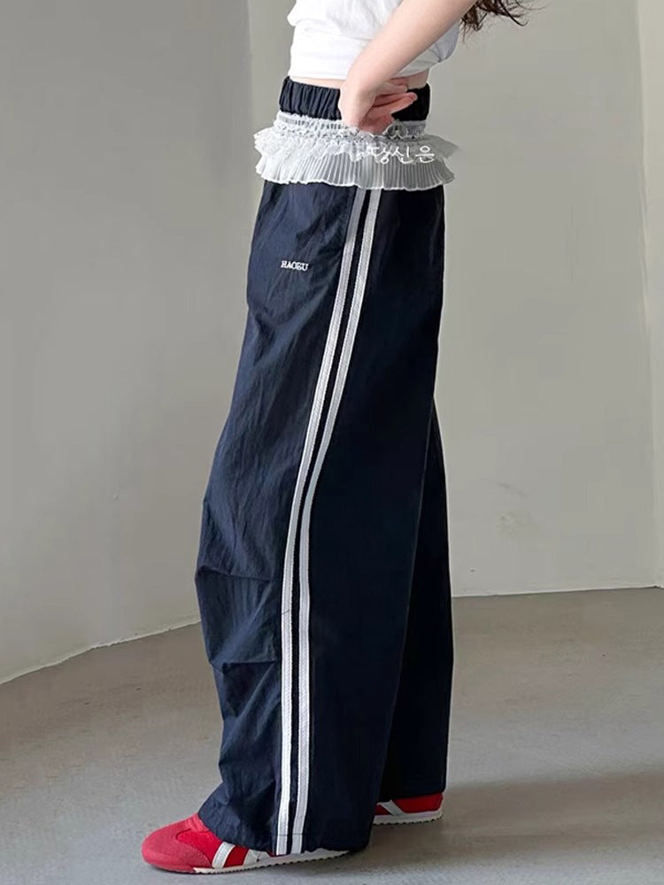 Children's Casual Summer Clothing Track Older Loose-fitting Children's Pants