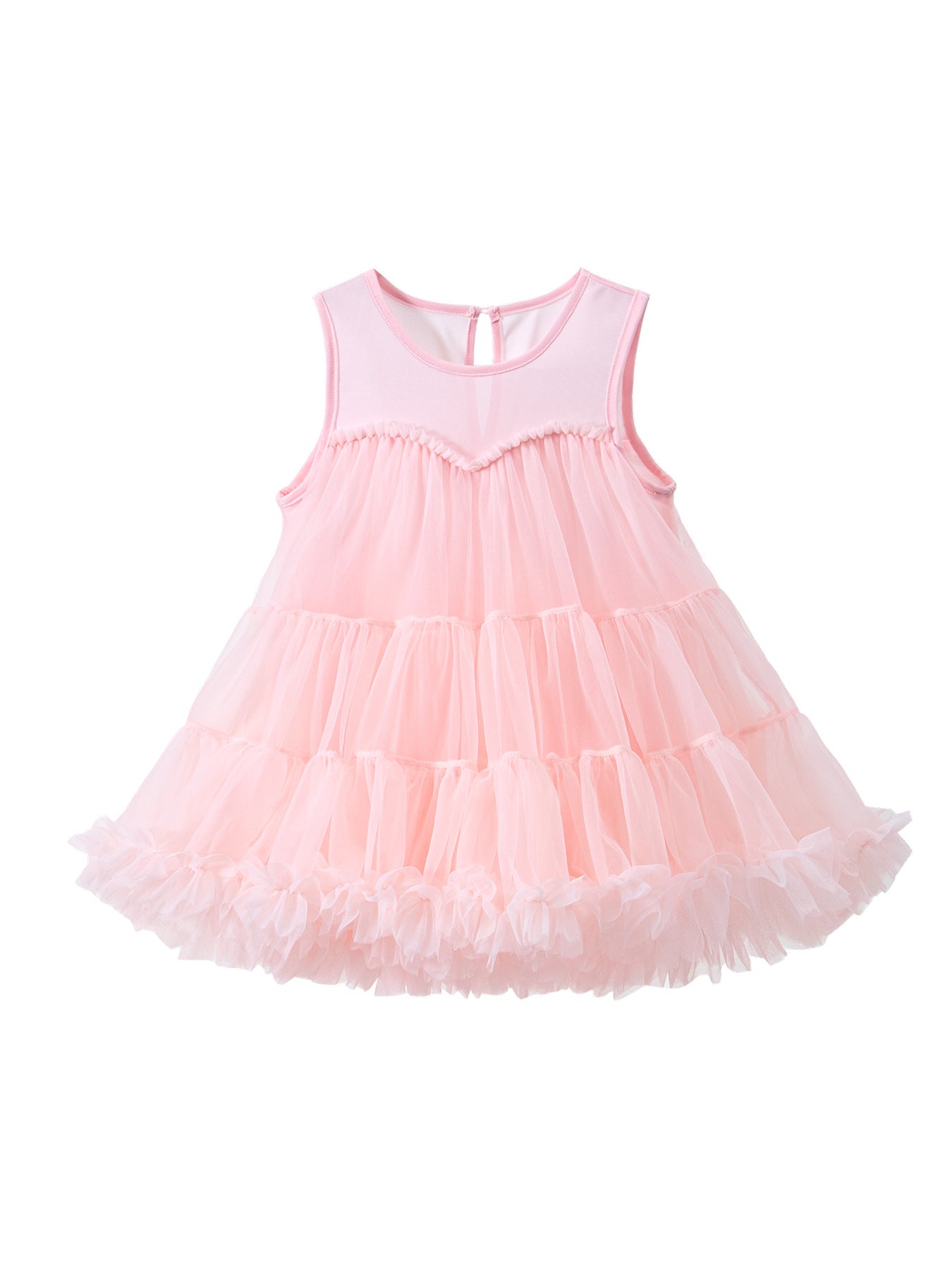 Children's Princess Party Costume Sleeveless Tulle Tutu Clothing Children's Dress