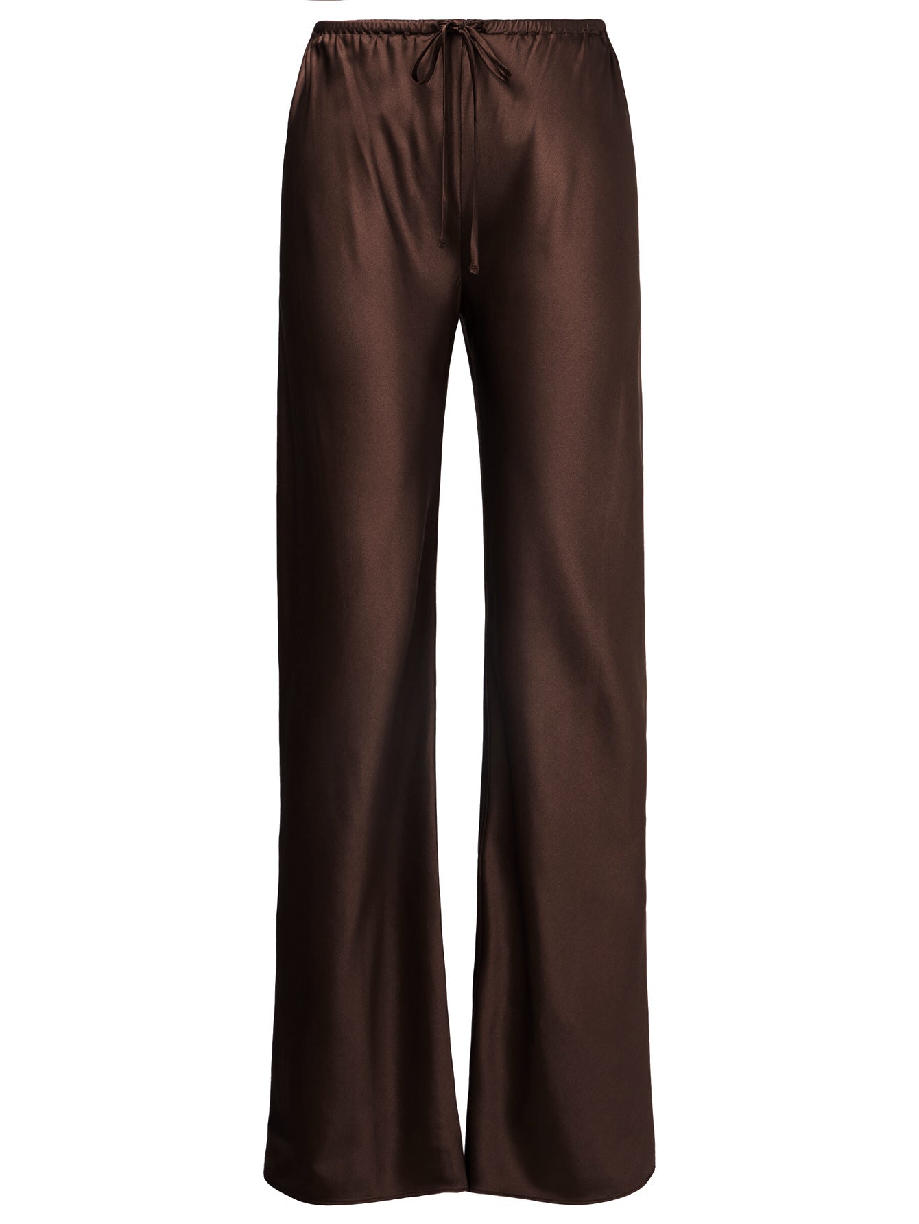 Women's Satin Trousers High Waist Light Luxury Acetate High-grade Casual Pants