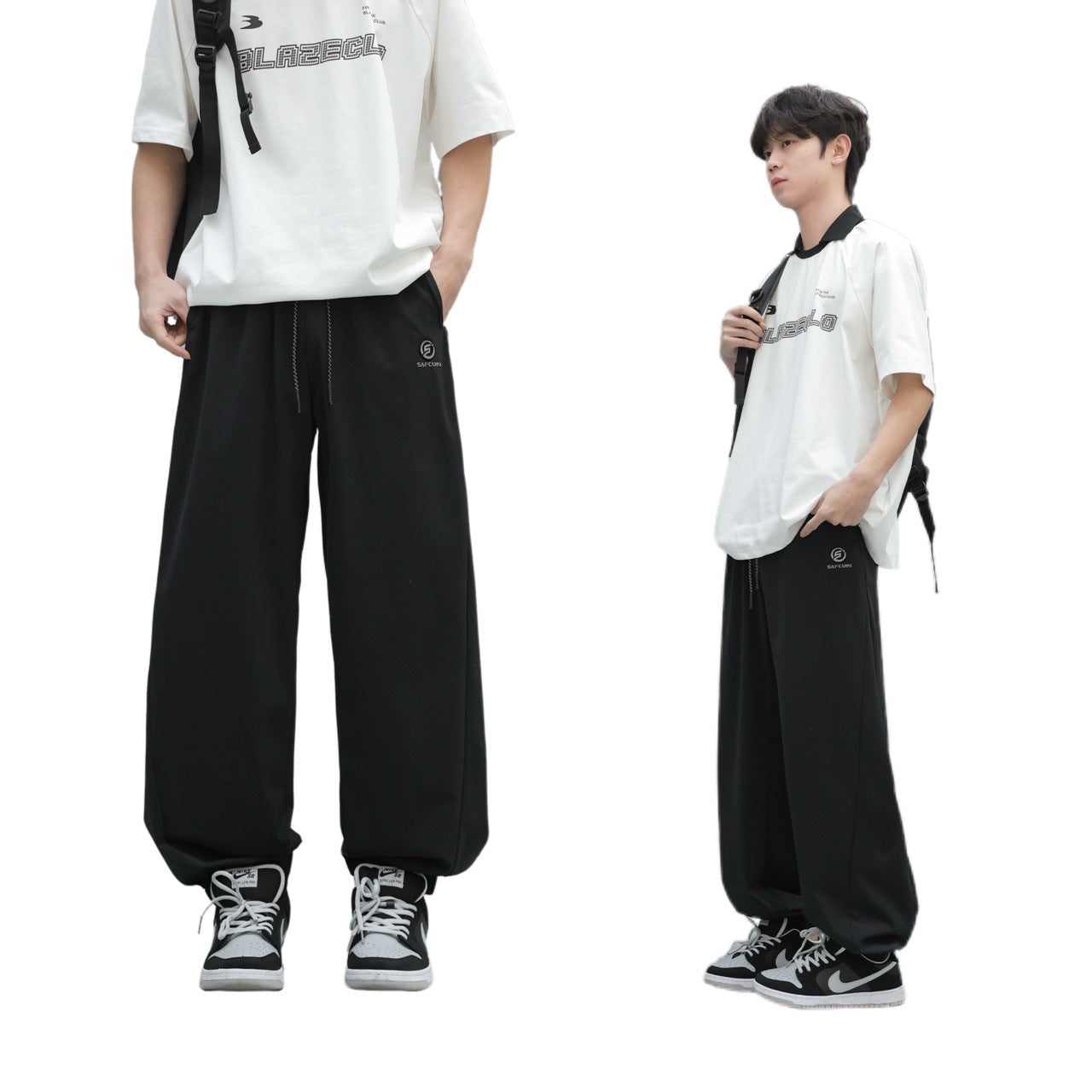 Ice Silk Casual Boys Comfortable Fashion Green Children's Pants