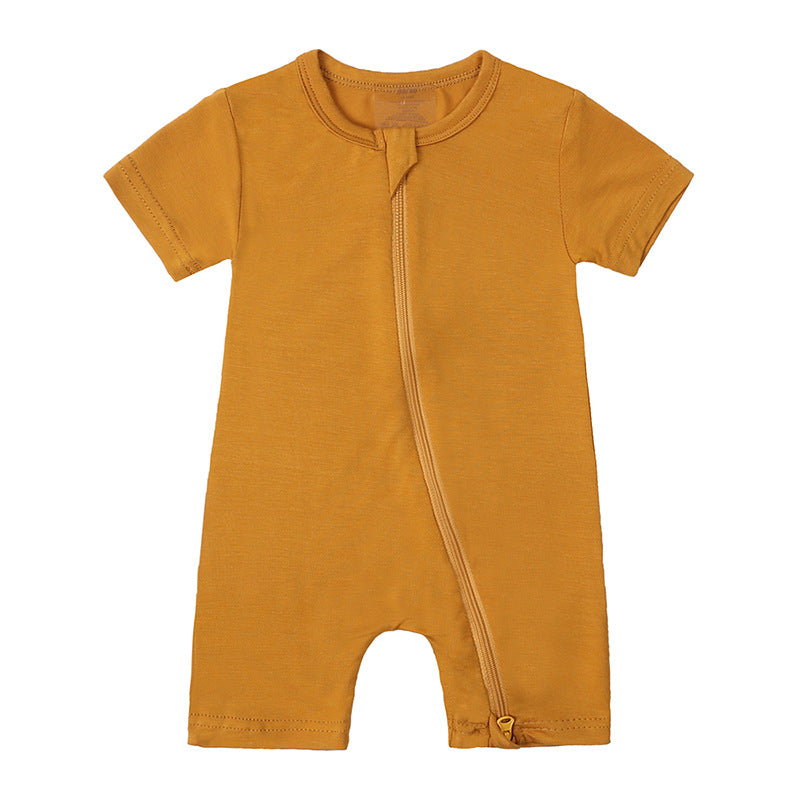 Jumpsuit Bamboo Fiber Born Boys Short Jumpsuit, Climbing Suit