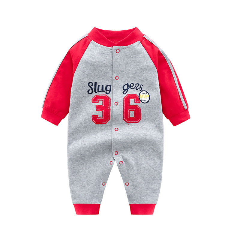 Autumn Pure Cotton Boy Jumpsuit Born Clothes Jumpsuit, Climbing Suit