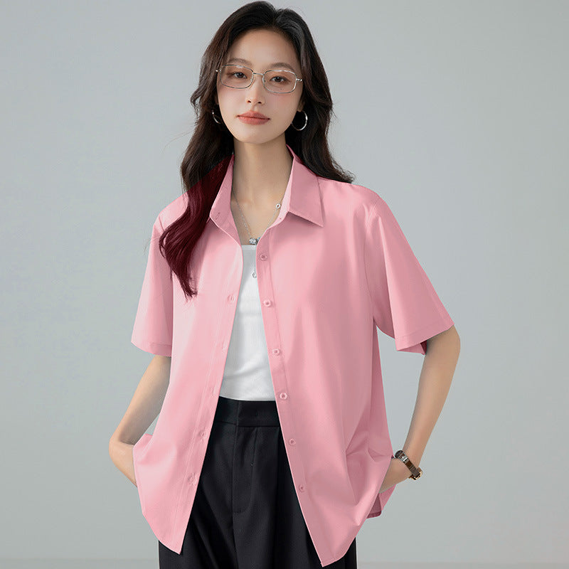 Women's Shirt Korean Loose Casual Base Business Blouse