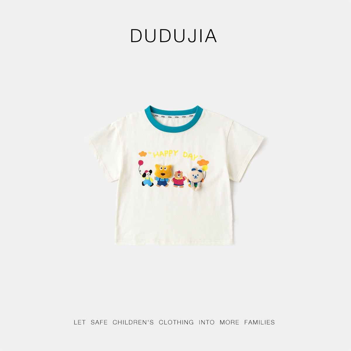 Children's Three-dimensional Cartoon Summer Short-sleeved Clothes Boy's Clothing Children's T-shirt