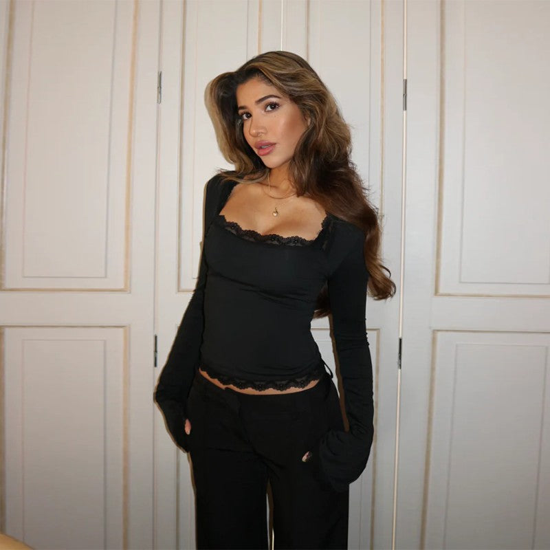 Women's Pure Desire Style Sexy Lace Slim Clothing