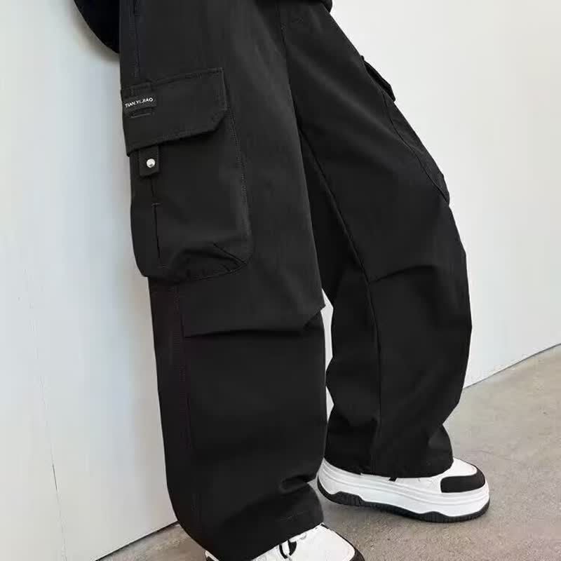 Boys Cargo Medium Large Loose Casual Summer Fashionable Children's Pants