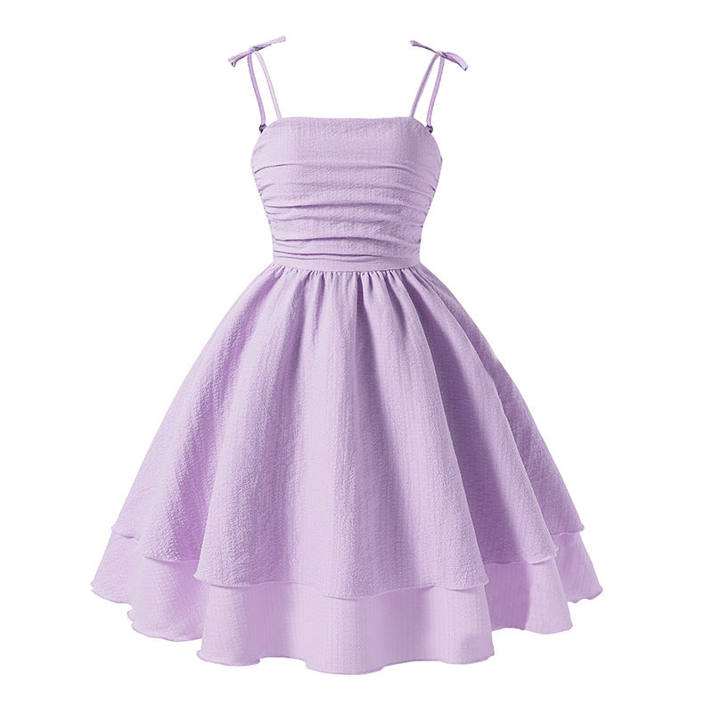 Women's & Children's Older Clothing Strap Princess Children's Dress