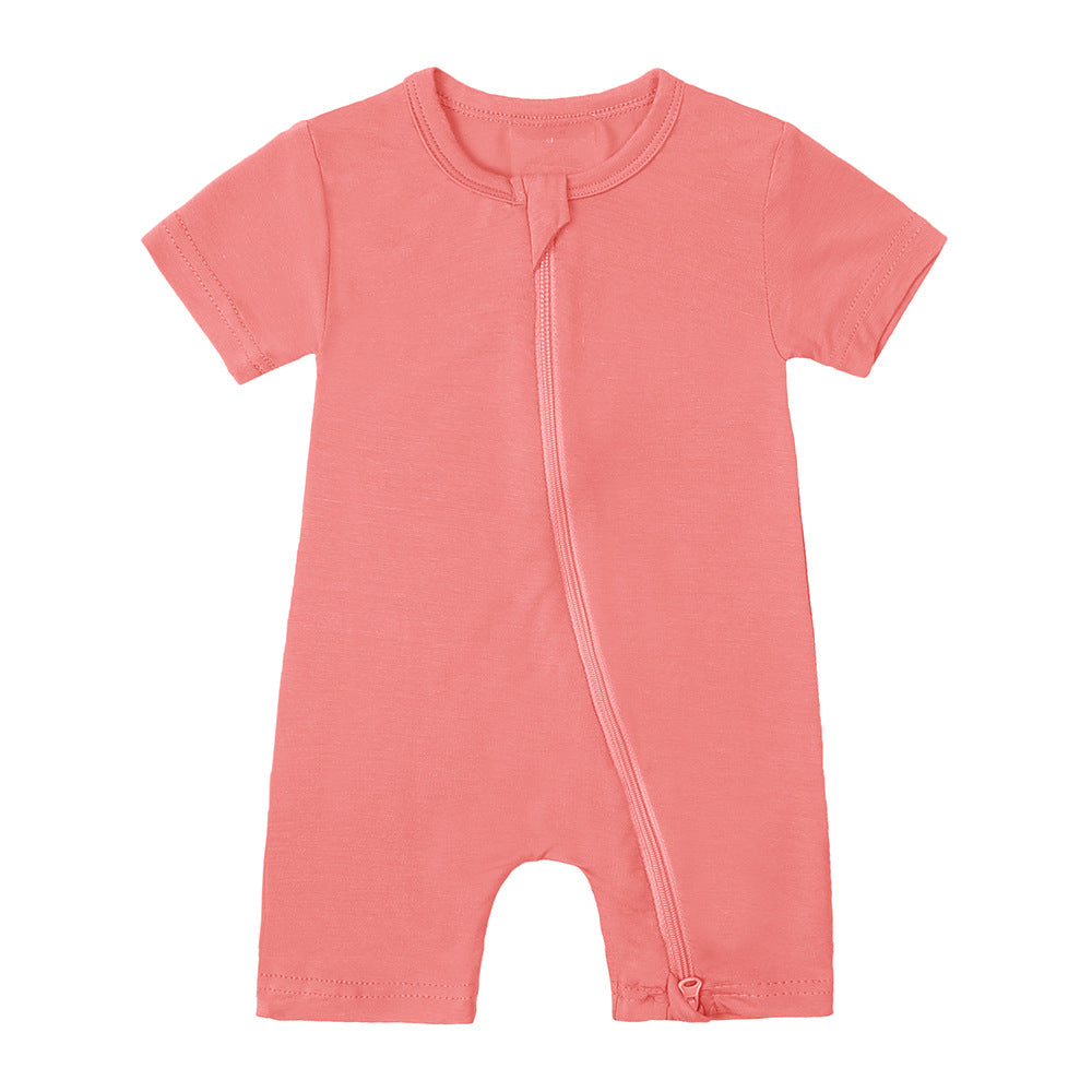 Jumpsuit Bamboo Fiber Born Boys Short Jumpsuit, Climbing Suit