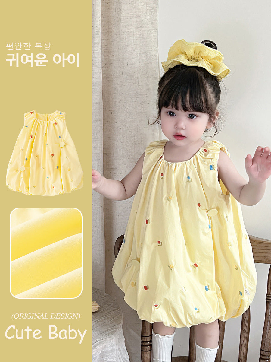 Stylish Summer Princess Little Bud Skirt Children's Dress