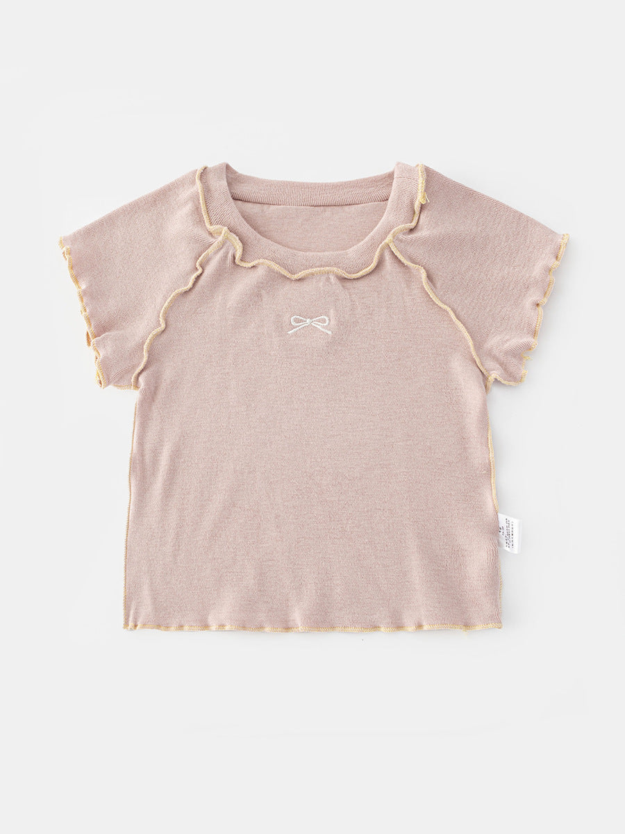 Children's Summer Short-sleeved Tops Soft Breathable Clothes Children's T-shirt