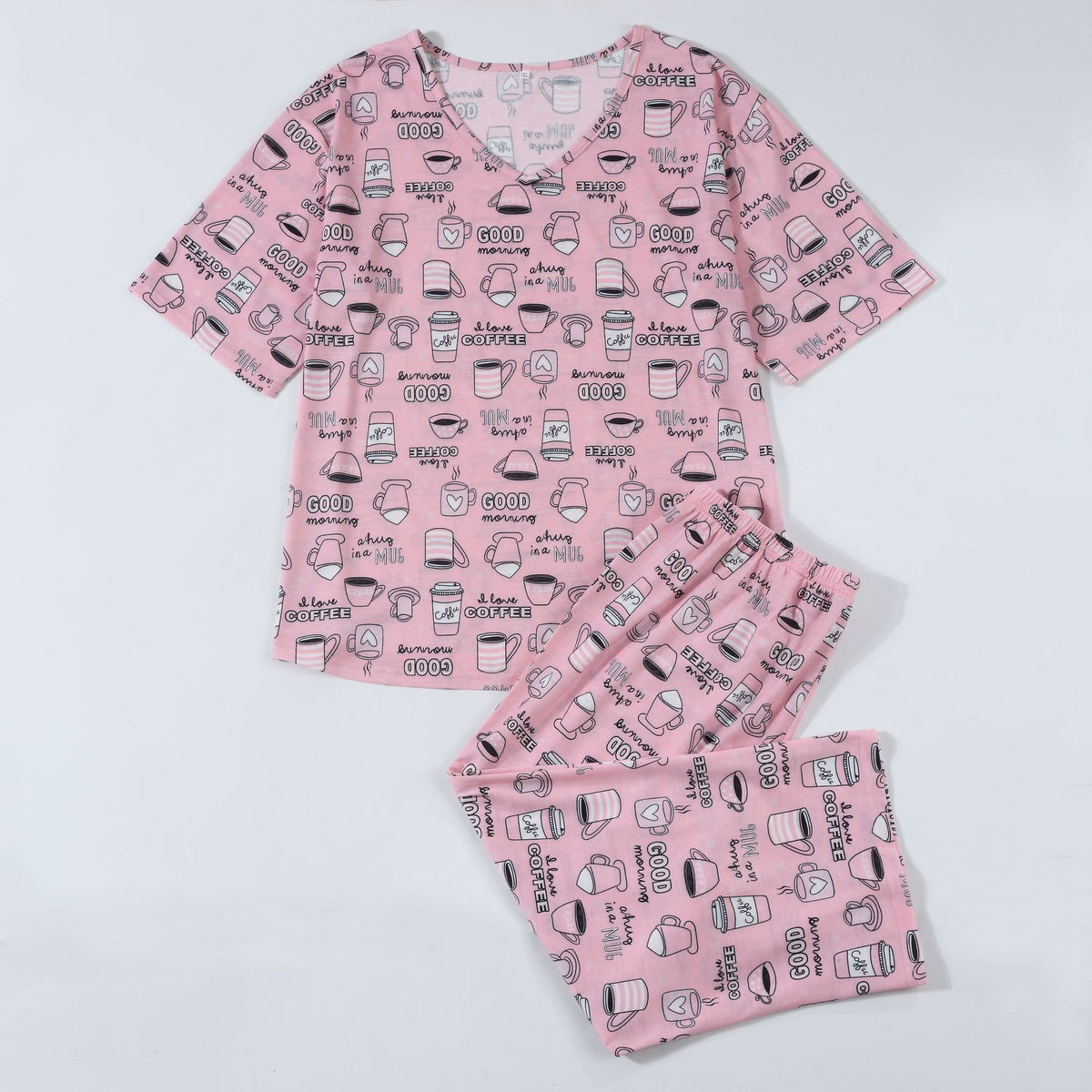 Women's Popular Home Wear Printed Pajamas Pajama Comfortable Fashion Casual Suit