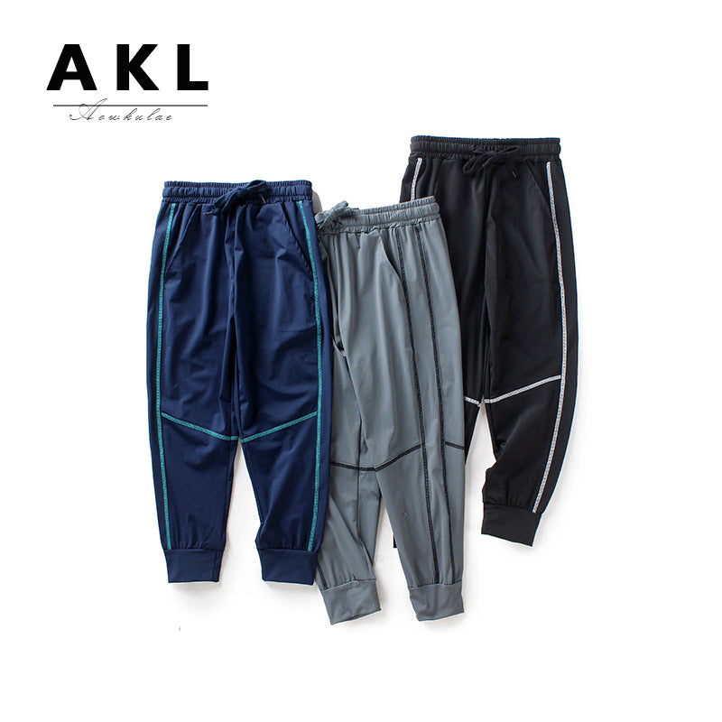 Children's Outdoor Crawler Stitching Medium Big Casual Children's Pants
