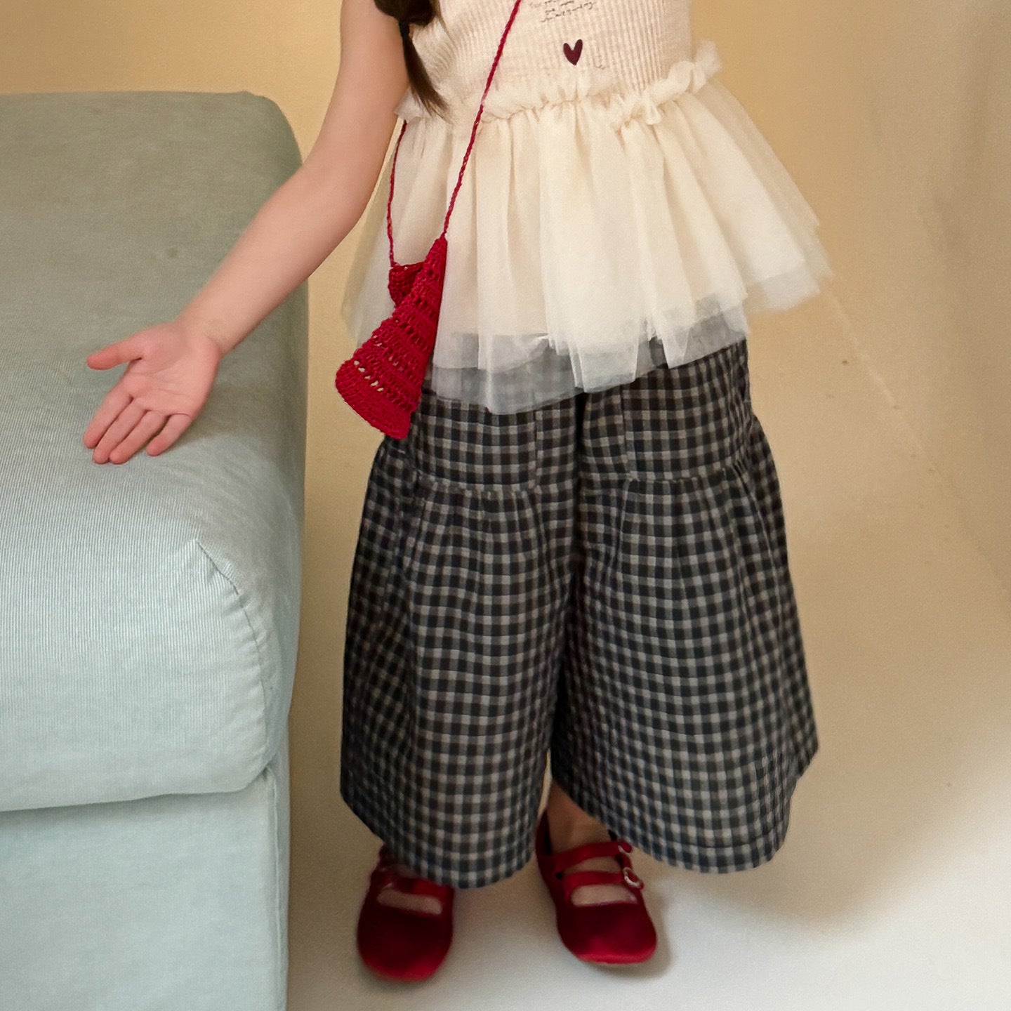 Casual Soft Veil Vest Sleeveless Top Children's T-shirt