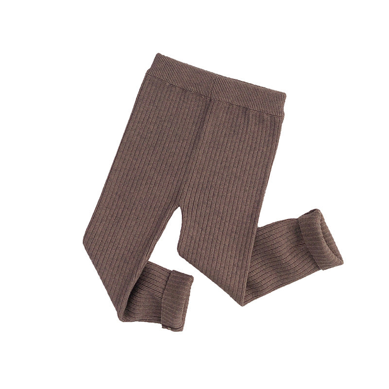 Children's Comfortable Wool Leggings Large Stretch Boy Knit Children's Pants