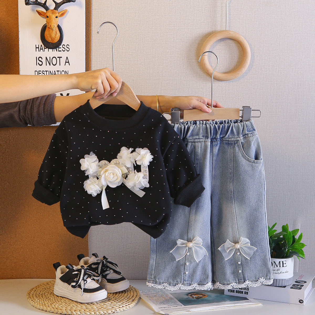 Children's Clothing Outfits Handsome Fashion Spring Clothes Little Sweatshirt Children's Suit
