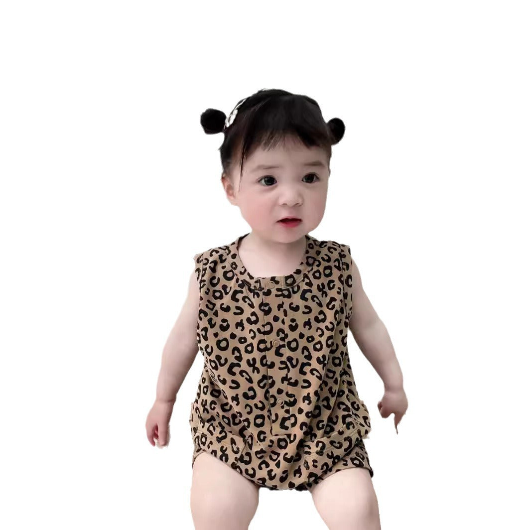Super Fashionable Romper Summer Sleeveless Clothes Boy Jumpsuit, Climbing Suit