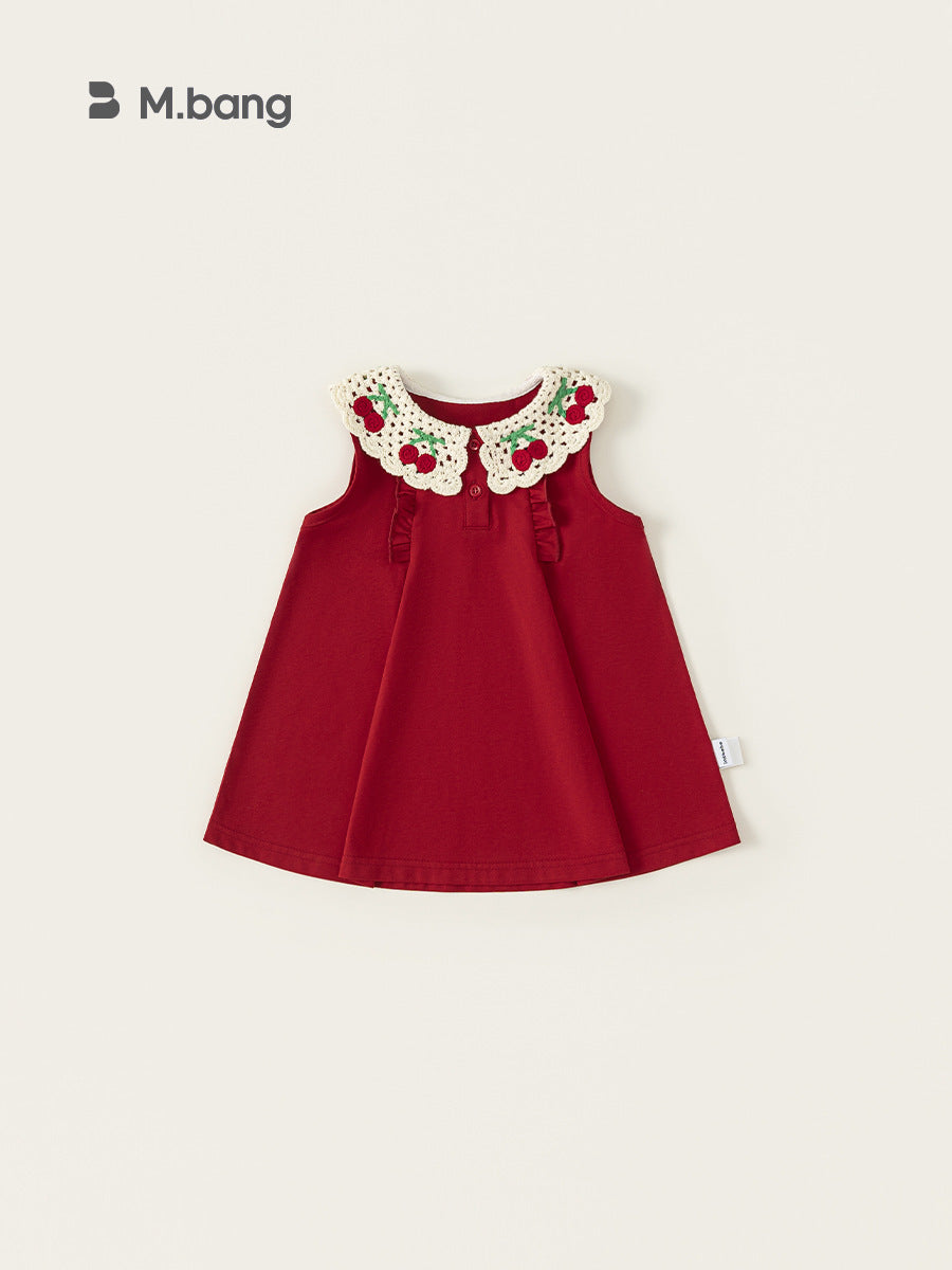 Summer Collection Floral A- Line Skirt Sweet Cotton Children's Dress