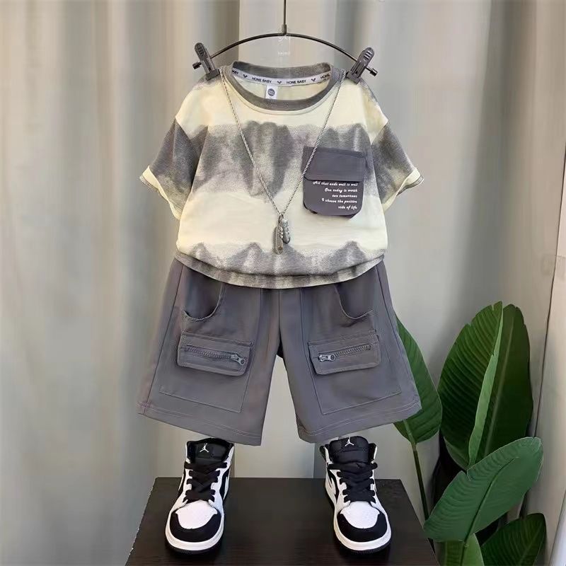 Men's Korean Style Thin Autumn Wear Cool Children's Suit