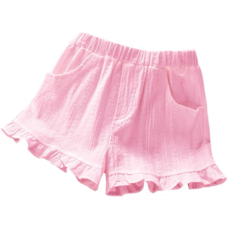 Children's Summer Clothing Loose Western Style Casual Solid Children's Pants