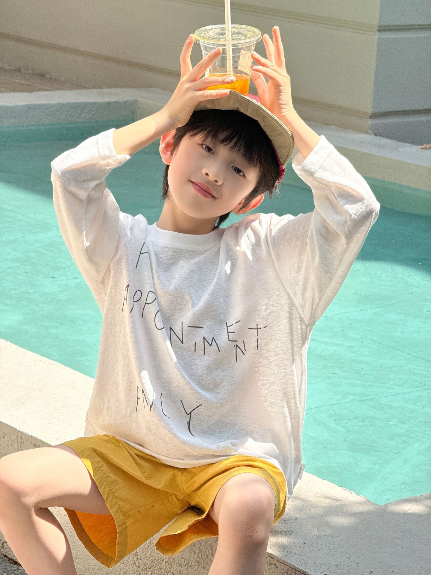 Children's Long Sleeve Summer Dress Boys Fashion Letter Print Children's T-shirt