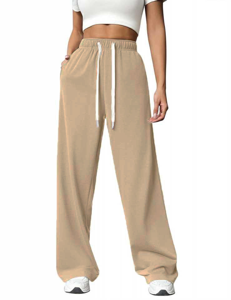 Women's Loose Straight Wide Leg Exercise Casual Pants