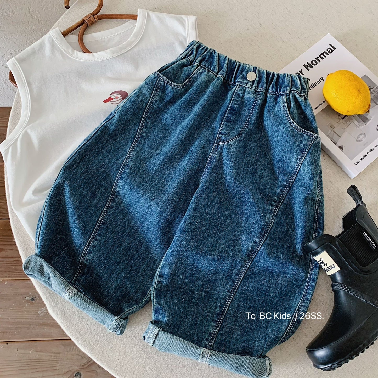 Children's Boy Machete Jeans Casual Thin Type Loose Children's Pants