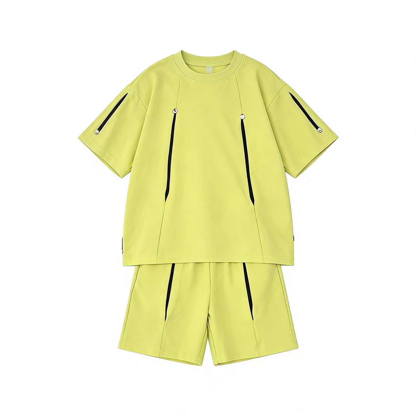 Casual Short-sleeved Medium Big Sports Summer Breathable Cool Feeling Children's Suit