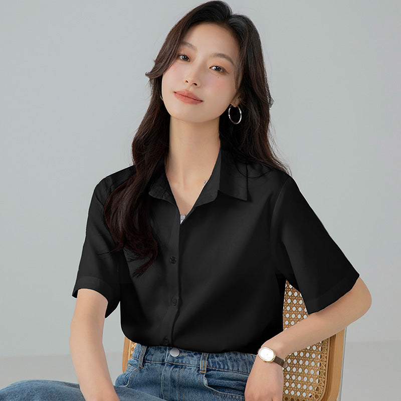 Women's Shirt Korean Loose Casual Base Business Blouse